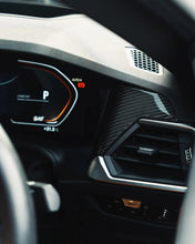 Load image into Gallery viewer, TRE Pre-Preg Carbon Fibre Interior Air Vent Trim for BMW G42 2 Series, G80 G81 M3, G82 G83 M4 (G42 2022+, G80/G81/G82/G83 2020-2022, iDrive 7 Pre-Facelift) - High Gloss 2x2 Twill, Stick-On 3M, LHD/RHD