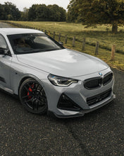 Load image into Gallery viewer, BMW 2 Series Coupe G42 M Sport & M240i Carbon Fibre Front Splitter | AUTOID Essentials CFRP 2x2 Twill 3-Piece Front Lip Spoiler (2021+ OEM Fit)