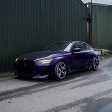 Load image into Gallery viewer, BMW 2 Series G42 M Sport & M240i Front Splitter / Front Lip Spoiler - Gloss Black TRE ID-01 (2021+, OEM Fit)