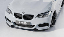 Load image into Gallery viewer, BMW 2 Series F22 F23 M Sport M235i M240i EVO-1 Gloss Black Front Splitter/Front Lip Spoiler by ZAERO Design (2014-2020)