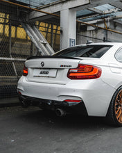 Load image into Gallery viewer, BMW 2 Series F22/F23 M235i M240i Rear Diffuser - ZAERO DESIGN EVO-1 Gloss Black ABS (2014-2020) OEM-Style, TUV Approved