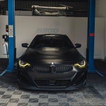 Load image into Gallery viewer, BMW 2 Series G42 M240i & M2 G87 CSL-Style Yellow DRL LED Module Set – Plug & Play OEM Replacement for Adaptive Headlights (2021+)