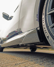 Load image into Gallery viewer, Genuine BMW M Performance Carbon Fibre Side Skirt Blades for 2 Series G42 & M240i (2021+, Coupe) - OEM Side Skirt Extensions, 2x2 Twill, Gloss Finish