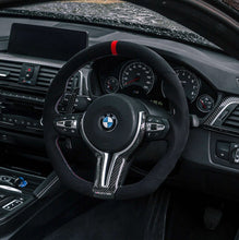 Load image into Gallery viewer, OHC Full Alcantara Steering Wheel for BMW F Series (2011-2021) - OEM Fit, Custom Stitching - Fits M2/M3/M4 F87 F80 F82, 1/2/3/4 Series F20 F21 F22 F23 F30 F31 F32 F33, X5 F85, X6 F86 - Nforcd UK