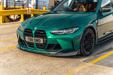 Load image into Gallery viewer, AUTOID Carbon Fibre Competition Front Splitter Lip Kit for BMW M3/M4 G80 G81 G82 G83 (2021+, Pre-LCI & LCI) - CFRP 2x2 Twill, 3-Piece OEM+ Fit