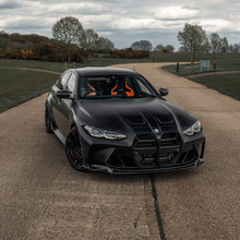 Load image into Gallery viewer, BMW G80 G81 M3 & G82 G83 M4 CSL Style Pre-Preg Dry Carbon Fibre Front Kidney Grilles – ACC (Adaptive Cruise Control) Compatible, 2x2 Twill, Direct Fit (G8X, 2020+) by TRE