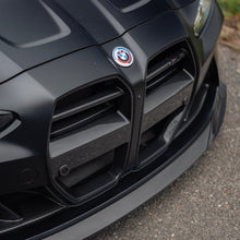 Load image into Gallery viewer, BMW G80 G81 M3 & G82 G83 M4 Pre-Preg Dry Carbon Fibre Crash Bar Cover by TRE, 2021+, G8X 2x2 Twill, High Gloss, CSL/Open Grille Compatible (Front Crash Beam Foam Cover)
