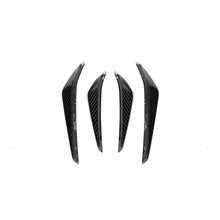 Load image into Gallery viewer, BMW G80 G81 M3 & G82 G83 M4 Front Bumper Canards (Dive Planes) - Pre-Preg Dry Carbon Fibre 2x2 Twill, 4-Piece Set by TRE, 2020+