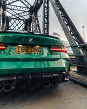 Load image into Gallery viewer, BMW M3/M4 G80 G81 G82 G83 Pre-Preg Carbon Fibre OEM Style Rear Diffuser by TRE (2020+ LCI/Pre-LCI, 2x2 Twill Dry Carbon)