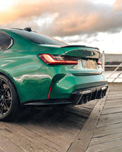 Load image into Gallery viewer, BMW M3/M4 G80 G81 G82 G83 Pre-Preg Carbon Fibre OEM Style Rear Diffuser by TRE (2020+ LCI/Pre-LCI, 2x2 Twill Dry Carbon)