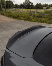 Load image into Gallery viewer, TRE Pre-Preg Carbon Fibre (Carbon Fiber) Ducktail Rear Lip Spoiler for BMW G82 M4 2021+ & G22 4 Series 2020+ - 2x2 Twill, Gloss OEM Fit, 3M Tape