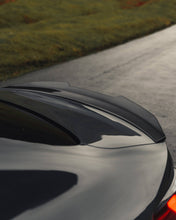 Load image into Gallery viewer, TRE Pre-Preg Carbon Fibre (Carbon Fiber) Ducktail Rear Lip Spoiler for BMW G82 M4 2021+ & G22 4 Series 2020+ - 2x2 Twill, Gloss OEM Fit, 3M Tape