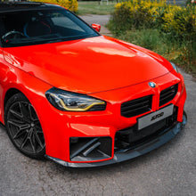 Load image into Gallery viewer, BMW M2 G87 (2023+) TRE TR87 Carbon Fibre Flat Front Splitter – Pre-Preg 2x2 Twill OEM+ Front Lip Spoiler