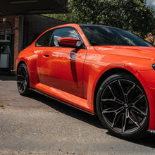 Load image into Gallery viewer, BMW M2 G87 (2023+) TRE TR87 Carbon Fibre Flat Side Skirts – Pre-Preg 2x2 Twill Side Skirt/Rocker Extensions, Gloss Finish, OEM+ Fit
