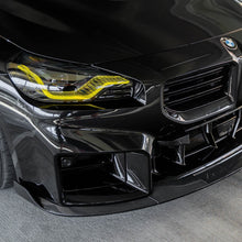 Load image into Gallery viewer, BMW G87 M2 TR87 Carbon Fibre Front Splitter with Winglets – TRE Pre-Preg 2x2 Twill Front Lip, OEM+ Fit, UK Designed (2023, 2024, 2025)
