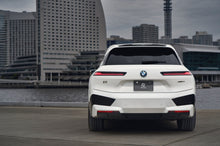Load image into Gallery viewer, BMW iX (I20) Carbon Fibre Rear Spoiler by 3D Design 2022+ | Carbon Fiber Rear Wing/Roof Spoiler