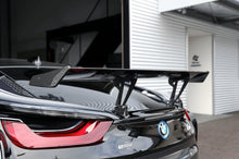 Load image into Gallery viewer, BMW i8 (I12) Carbon Fibre Rear Wing Spoiler by 3D Design – Pre-Preg 2x2 Twill, Performance Aero Upgrade