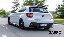 Load image into Gallery viewer, BMW 1 Series M135i F20 F21 Pre-LCI EVO-1 Gloss Black Rear Diffuser Splitters by ZAERO Design (2011-2015) - 3-Piece ABS, OEM Diffuser Compatible