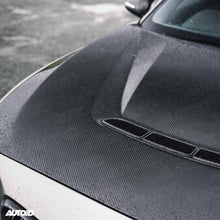 Load image into Gallery viewer, TRE Pre-Preg Dry Carbon Fibre Front Bonnet / Hood, 2x2 Twill Lightweight, OEM-Style, for BMW M2 F87 (2015-2021), 2 Series F22/F23 (2014-2020), 1 Series F20/F21 (2011-2019)