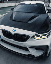 Load image into Gallery viewer, TRE Pre-Preg Dry Carbon Fibre Front Bonnet / Hood, 2x2 Twill Lightweight, OEM-Style, for BMW M2 F87 (2015-2021), 2 Series F22/F23 (2014-2020), 1 Series F20/F21 (2011-2019)