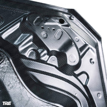 Load image into Gallery viewer, TRE Pre-Preg Dry Carbon Fibre Front Bonnet / Hood, 2x2 Twill Lightweight, OEM-Style, for BMW M2 F87 (2015-2021), 2 Series F22/F23 (2014-2020), 1 Series F20/F21 (2011-2019)