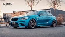 Load image into Gallery viewer, BMW M2 F87 Front Splitter EVO-S Gloss Black ABS Front Lip Spoiler | ZAERO Design | 2015-2018 CS-Inspired Winglet-Delete