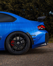 Load image into Gallery viewer, BMW M2 G87 (2023+) Rear Fender Spats / Rear Side Arch Trim – Pre-Preg 2x2 Twill Carbon Fibre/Carbon Fiber by TRE (Pair)