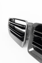 Load image into Gallery viewer, BMW M2 G87 (2023+) TRE TR87 Pre-Preg Carbon Fibre Kidney Grilles – 2x2 Twill, Gloss Black Slats, OEM Fit Front Grille Upgrade