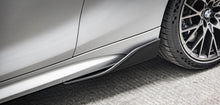Load image into Gallery viewer, BMW M2 & M2 Competition F87 (2015-2021) Pre-Preg Carbon Fibre Side Skirt Blade Winglets, 2x2 Twill Gloss by TRE