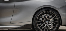 Load image into Gallery viewer, BMW M2 & M2 Competition F87 (2015-2021) Pre-Preg Carbon Fibre Side Skirt Blade Winglets, 2x2 Twill Gloss by TRE