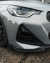 Load image into Gallery viewer, BMW M240i Genuine Shadowline Gloss Black Front Bumper Lower Grille Insert OEM (F22 F23 2015-2019, G42 2021+) Left/Right