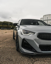 Load image into Gallery viewer, BMW M240i Genuine Shadowline Gloss Black Front Bumper Lower Grille Insert OEM (F22 F23 2015-2019, G42 2021+) Left/Right