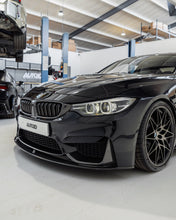 Load image into Gallery viewer, BMW M3 F80 & M4 F82 F83 Pre-Preg Carbon Fibre Front Splitter/Lip by TRE (2014-2020) - 2x2 Twill Weave