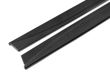 Load image into Gallery viewer, BMW M3 F80 & M4 F82 F83 Pre-Preg Carbon Fibre Side Skirt Extensions - TRE 2x2 Twill, OEM Fit (2014-2020)