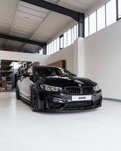Load image into Gallery viewer, BMW M3 F80 & M4 F82 F83 Pre-Preg Carbon Fibre Side Skirt Extensions - TRE 2x2 Twill, OEM Fit (2014-2020)