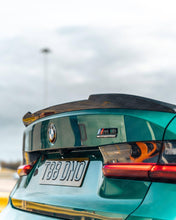 Load image into Gallery viewer, BMW M3 G80 (2021+) & BMW 3 Series G20 (2019+) CS Style Pre-Preg Carbon Fibre Rear Spoiler by TRE – 2x2 Twill Boot Lid/Trunk Lip