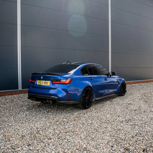Load image into Gallery viewer, BMW M3 G80 & M4 G82 Full Carbon Fibre Body Kit – CT Carbon Style Pre-Preg Aero Kit with Front Splitter, Side Skirts, Ducktail Spoiler & Rear Diffuser (2020+, Pre-LCI/LCI, OEM+ Fitment)