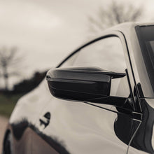 Load image into Gallery viewer, BMW M3 G80/G81, M4 G82/G83, M2 G87, M240i G42, M340i G20/G21 & i4 M50 G26 Pre-Preg Carbon Fibre/Fiber Wing Mirror Covers by TRE - 2x2 Twill, M Performance Style (2021+)