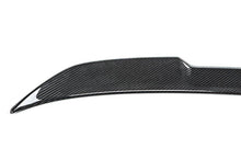 Load image into Gallery viewer, BMW M4 Coupe F82 CS Style Pre-Preg Carbon Fibre Rear Spoiler Boot/Trunk Lip by TRE (2014-2020) 2x2 Twill Weave