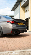 Load image into Gallery viewer, BMW M5 F90 Carbon Fibre Rear Diffuser - Performance 2x2 Twill CFRP, OEM Fit Direct Replacement, Rear Bumper Valance, 2017-2023 (Including LCI)