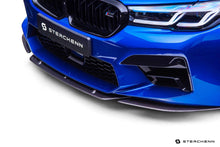Load image into Gallery viewer, Sterckenn BMW M5 F90 LCI Carbon Fibre Front Lip Splitter 2020-2023 - OEM Fit, 3-Piece Pre-Preg 2x2 Twill, Fits M5 & M5 Competition