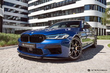 Load image into Gallery viewer, Sterckenn BMW M5 F90 LCI Carbon Fibre Front Lip Splitter 2020-2023 - OEM Fit, 3-Piece Pre-Preg 2x2 Twill, Fits M5 & M5 Competition