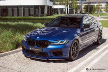 Load image into Gallery viewer, Sterckenn BMW M5 F90 LCI Carbon Fibre Front Lip Splitter 2020-2023 - OEM Fit, 3-Piece Pre-Preg 2x2 Twill, Fits M5 & M5 Competition