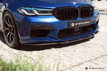 Load image into Gallery viewer, Sterckenn BMW M5 F90 LCI Carbon Fibre Front Lip Splitter 2020-2023 - OEM Fit, 3-Piece Pre-Preg 2x2 Twill, Fits M5 & M5 Competition