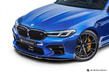 Load image into Gallery viewer, Sterckenn BMW M5 F90 LCI Carbon Fibre Front Lip Splitter 2020-2023 - OEM Fit, 3-Piece Pre-Preg 2x2 Twill, Fits M5 & M5 Competition
