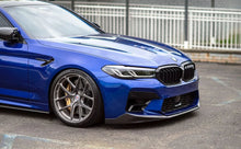 Load image into Gallery viewer, BMW M5 F90 LCI Facelift Carbon Fibre Performance Front Splitter / Front Lip Spoiler, 3-Piece 2x2 Twill CFRP, Fits 2020-2023, Compatible with M5 Competition