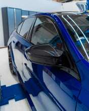 Load image into Gallery viewer, BMW 5 Series G60/G61, i5 M60 & M5 G90/G99 Pre-Preg Dry Carbon Fibre Replacement Mirror Covers by TRE (2x2 Twill, 2024+)