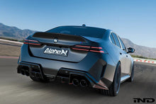 Load image into Gallery viewer, BMW M5 G90 2024+ Alpha-N Performance Carbon Fibre CSL Ducktail Rear Boot/Trunk Lip Spoiler - Pre-Preg 2x2 Twill - Also Fits BMW 5 Series G60
