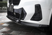 Load image into Gallery viewer, BMW X3 G01 LCI & X4 G02 LCI M Sport Front Splitter by 3D Design - Polyurethane Front Lip Spoiler (2021+, Facelift), Unpainted