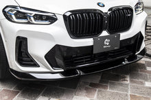 Load image into Gallery viewer, BMW X3 G01 LCI & X4 G02 LCI M Sport Front Splitter by 3D Design - Polyurethane Front Lip Spoiler (2021+, Facelift), Unpainted